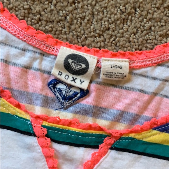 Roxy stripped summer tank top - Picture 2 of 4